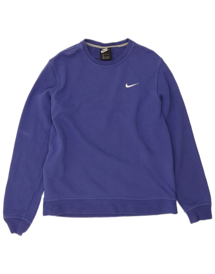 Nike Sweatshirt til mænd, stor blå bomuld