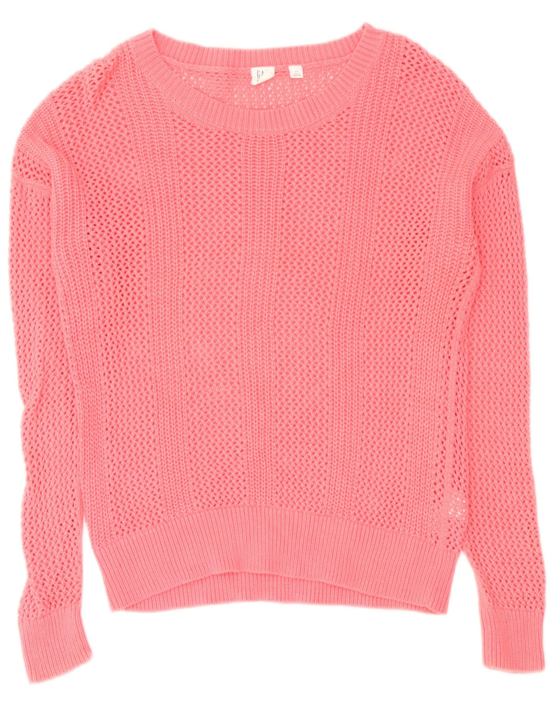 Gap Womens Oversized Oversized Boat Neck Jumper Sweater UK 10 Small Pink