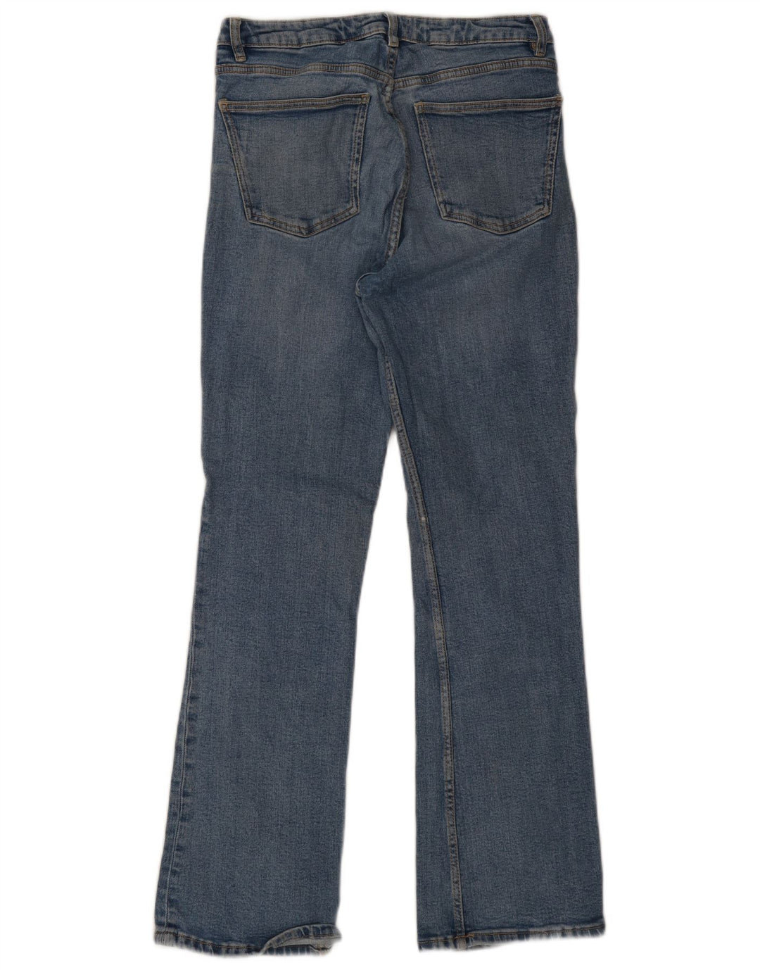 Zara Dame Flared Jeans EU 40 Medium W30 L30 Blå