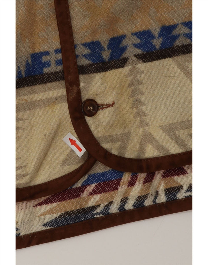 MULTIBLU Herrevest UK 40 Large Beige Fair Isle