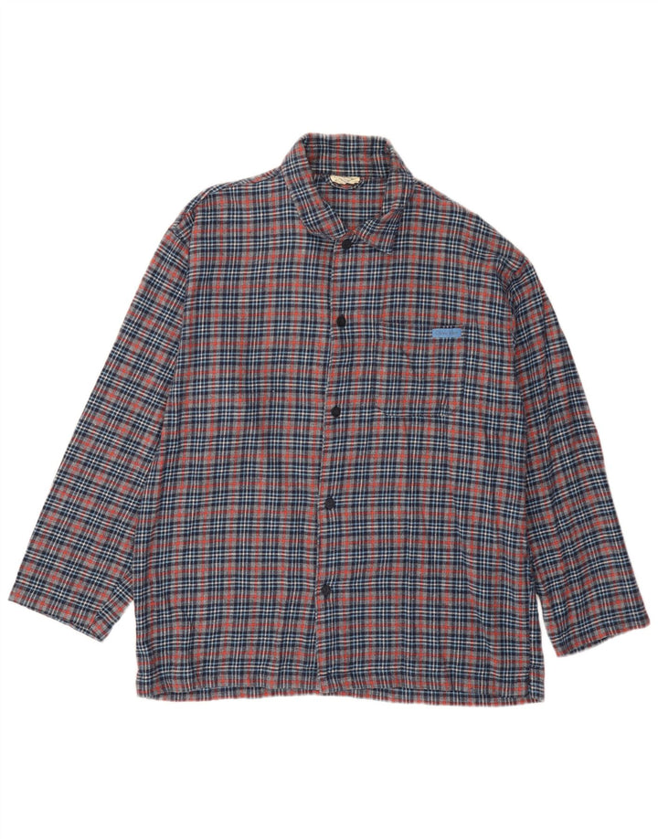 Calvin Klein Herre Flanelskjorte Medium Flerfarvet Plaid Bomuld