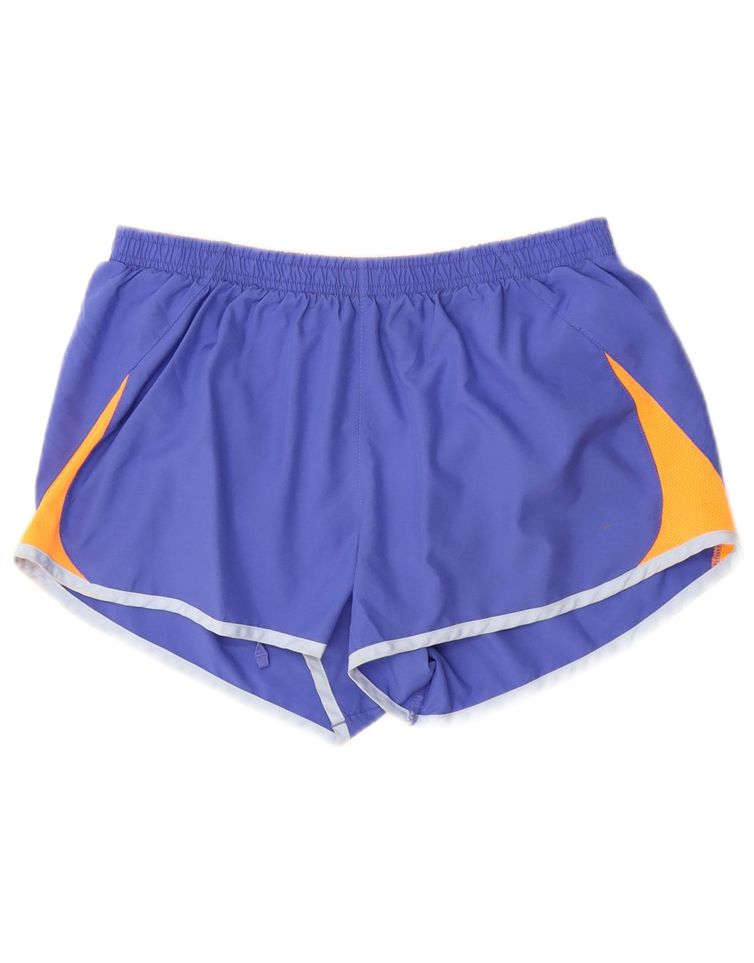 Nike sportsshorts til kvinder UK 14 Medium Blue Colourblock Polyester