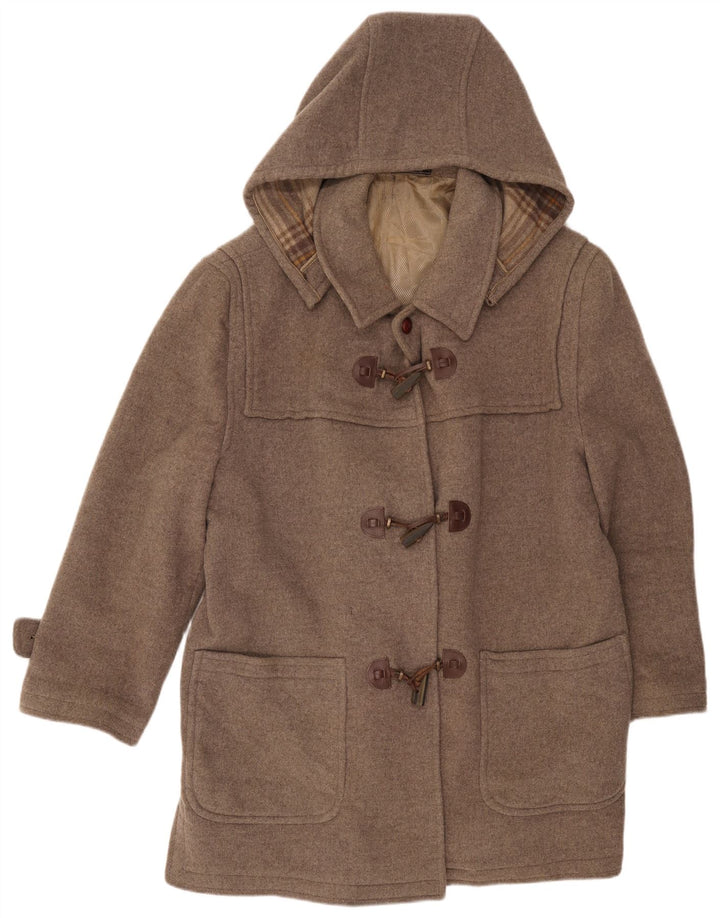 Vintage Herre Hooded Duffel Coat UK 42 XL Grå