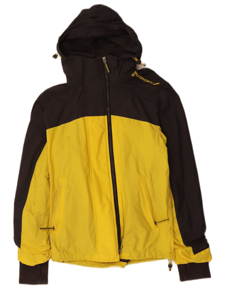 SUPERDRY Mens Windcheater Windbreaker Jacket UK 36 Small Yellow