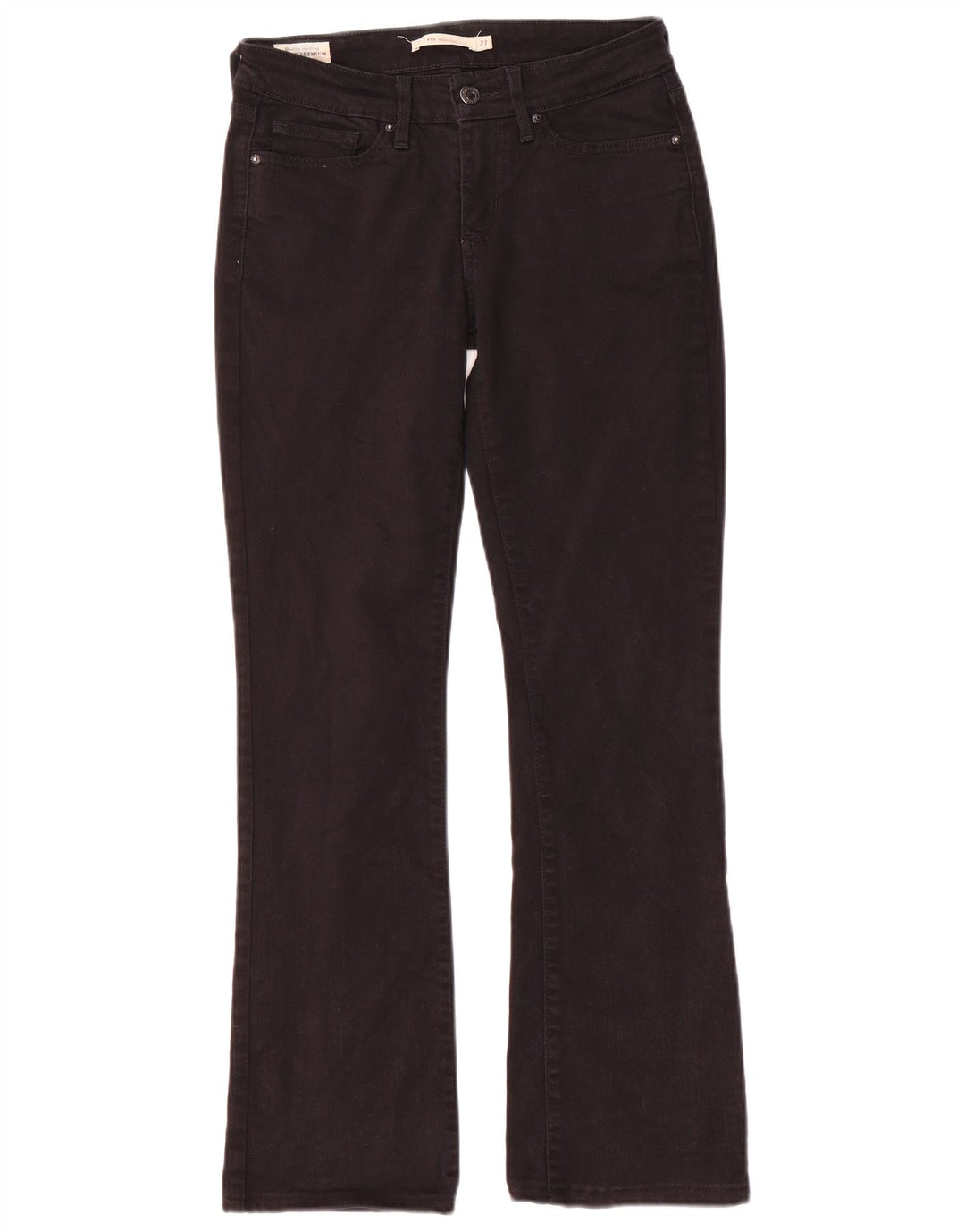 Levi's Dame 715 Bootcut Jeans W27 L28 Sort
