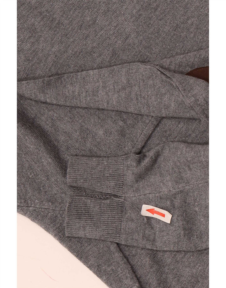 Zara Herre V-hals sweater Medium Grå Viscose