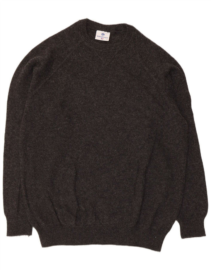 North Sails Herre Crew Neck Jumper Sweater Stor Grå Uld
