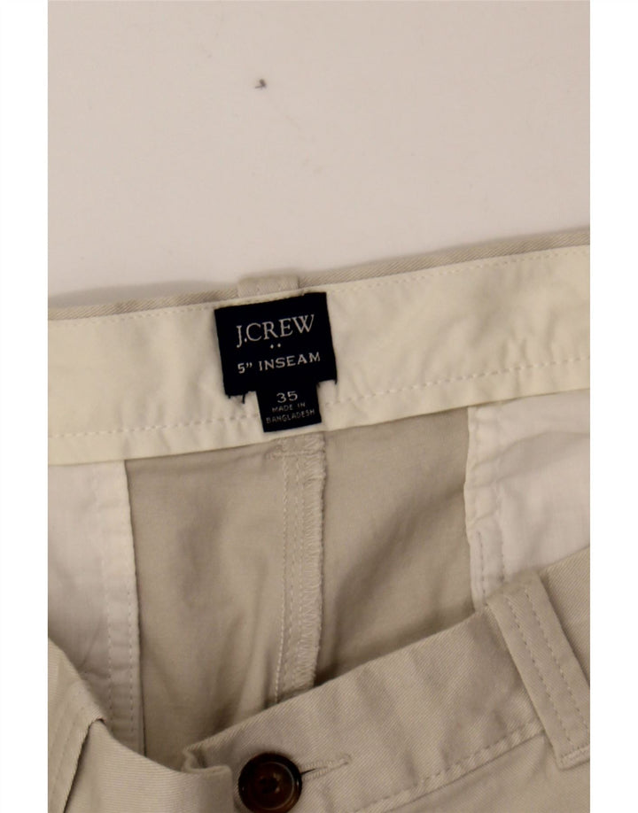 J. CREW Mens Chino Shorts W35 Large Beige Cotton Vintage J. Crew and Second-Hand J. Crew from Messina Hembry 