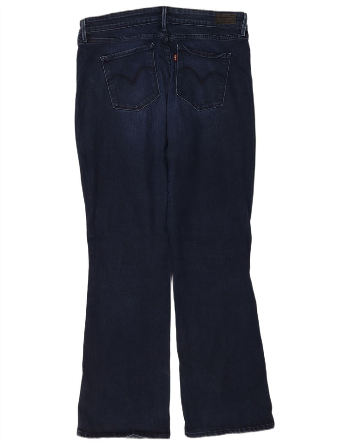 Levi's Dame Demi Curve Bootcut Jeans Størrelse 14 Large W32 L32 Marineblå