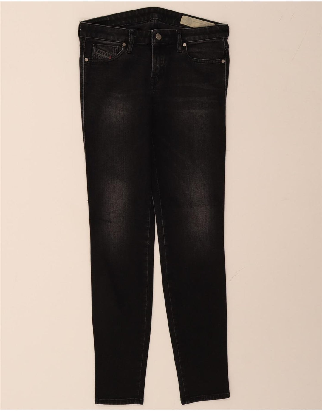 DIESEL Womens Skinny Jeans W27 L30 Black Cotton Vintage Diesel and Second-Hand Diesel from Messina Hembry 