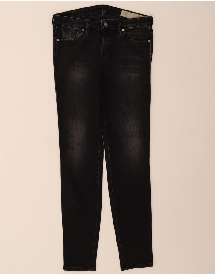DIESEL Womens Skinny Jeans W27 L30 Black Cotton Vintage Diesel and Second-Hand Diesel from Messina Hembry 