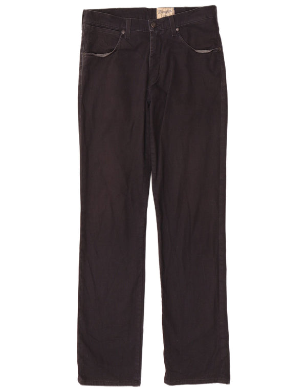 Wrangler Herre Arizona Straight Casual Bukser W33 L34 Sort Bomuld