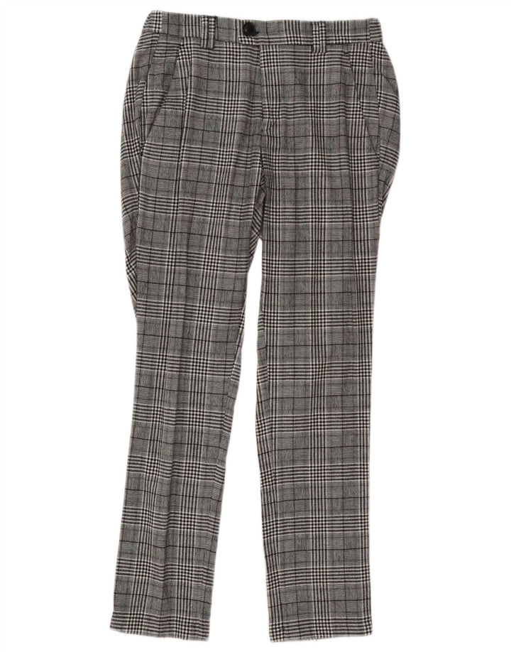 Alessandro Dell'Acqua jakkesæt til kvinder IT 44 Medium W30 L29 Grå ternet