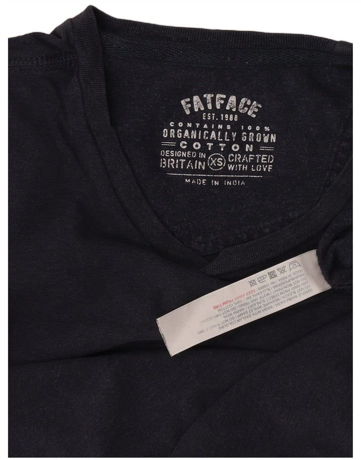 Fat Face Herre T-Shirt Top XS Marineblå Bomuld