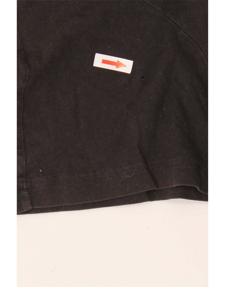 Adidas Herre grafisk T-shirt Top Medium Sort