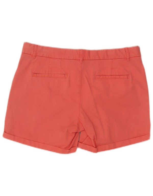 Fat Face Dame Chino Shorts UK 14 Large W32 Pink Bomuld