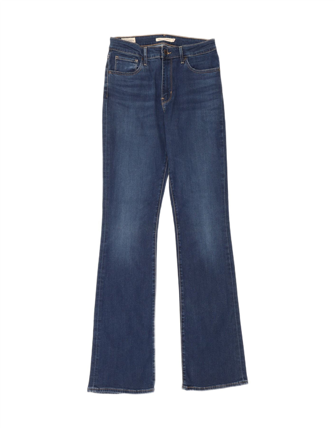 Levi's Womens 725 High Rise Bootcut Jeans W29 L35 Blue Lyocell