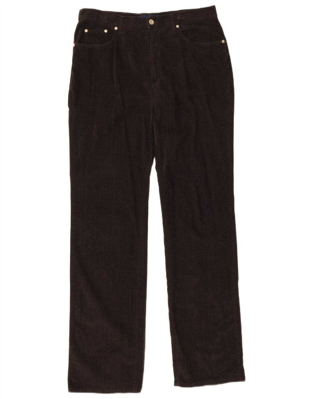 TRUSSARDI Lige jeans til mænd IT 48 Medium W32 L34 Sort Bomuld