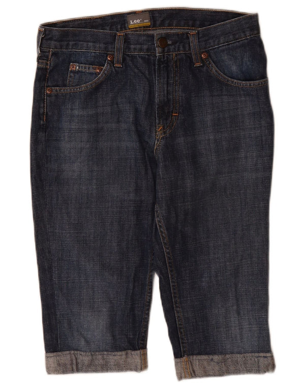 Lee Boys Scott Denim Shorts 13-14 år W28 Marineblå Bomuld