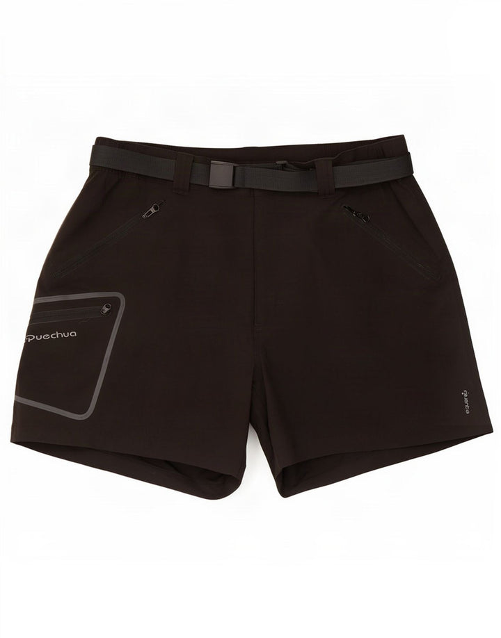 Vintage herre cargo shorts W33 medium sort polyamid