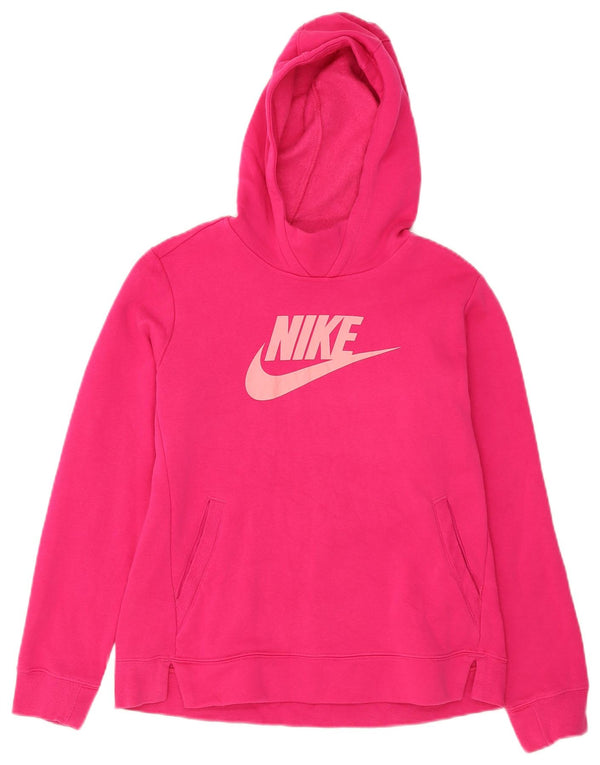 Nike piger grafisk hættetrøje 13-14 år XL Pink bomuld