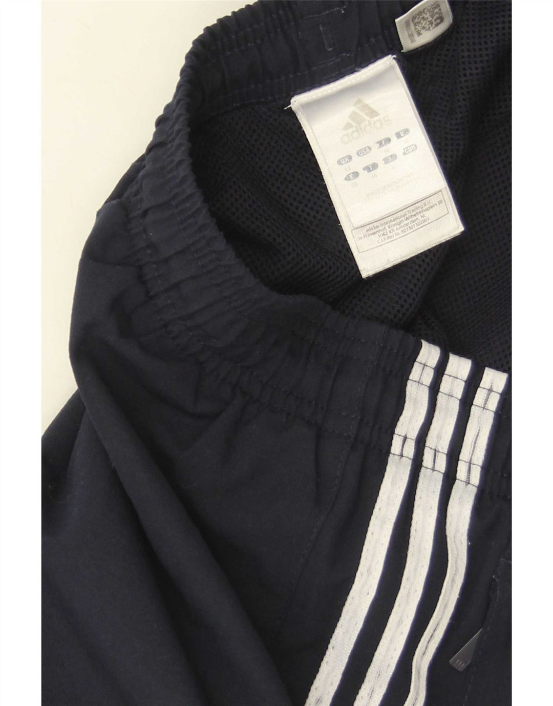 Adidas Dame træningsdragt Bukser Joggers UK 12 Medium Navy Blue Polyester