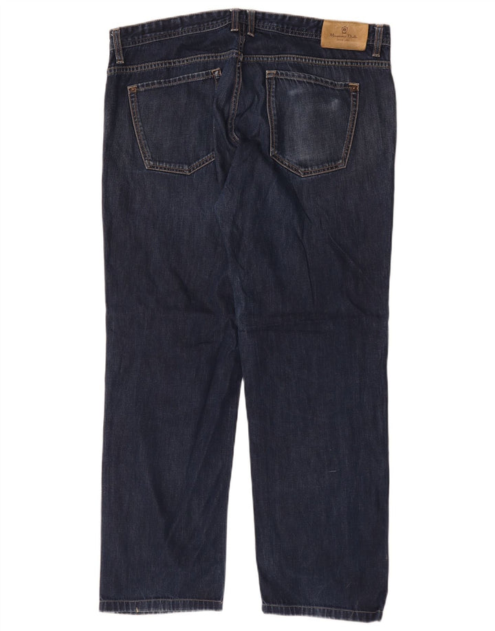 Massimo Dutti Herre Straight Jeans EU 48 XL W38 L28 Navy Blue