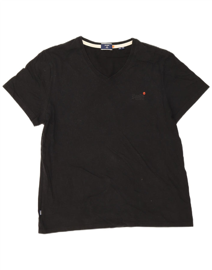 Superdry T-shirt top til mænd 3XL sort