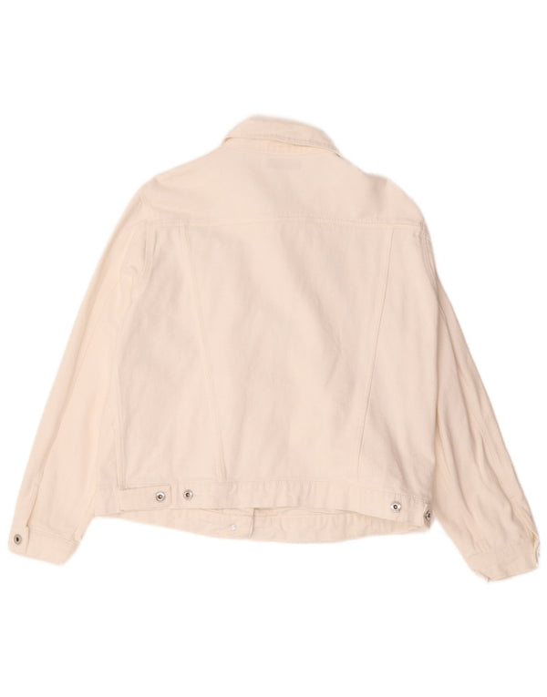 Calliope Dame denimjakke UK 18 XL Hvid