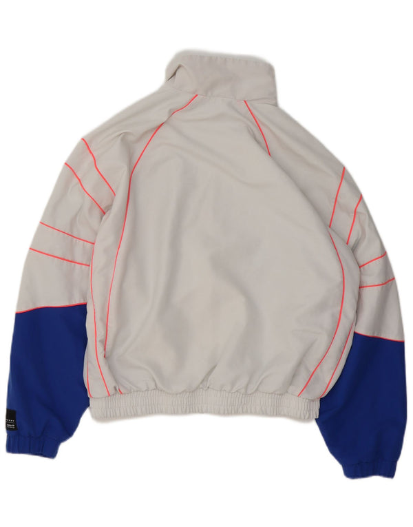 Adidas træningsdragt topjakke til kvinder UK 12 Medium Blue Colourblock Sports