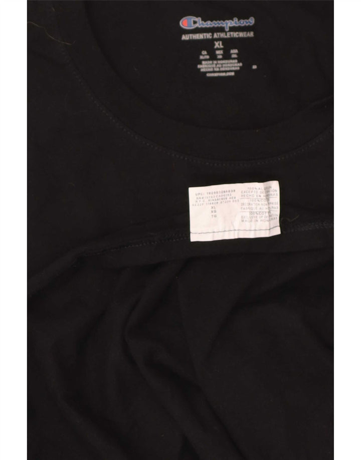 Champion Herre Grafisk Vest Top XL Sort Bomuld