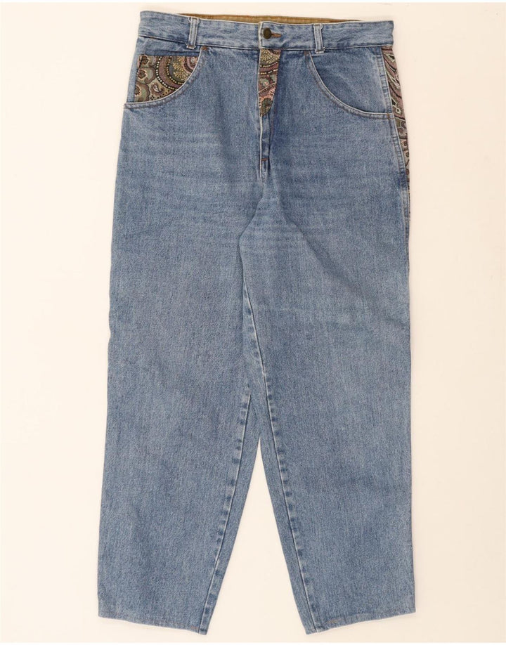 VINTAGE Womens Straight Jeans W33 L27 Blue Cotton Vintage Vintage and Second-Hand Vintage from Messina Hembry 