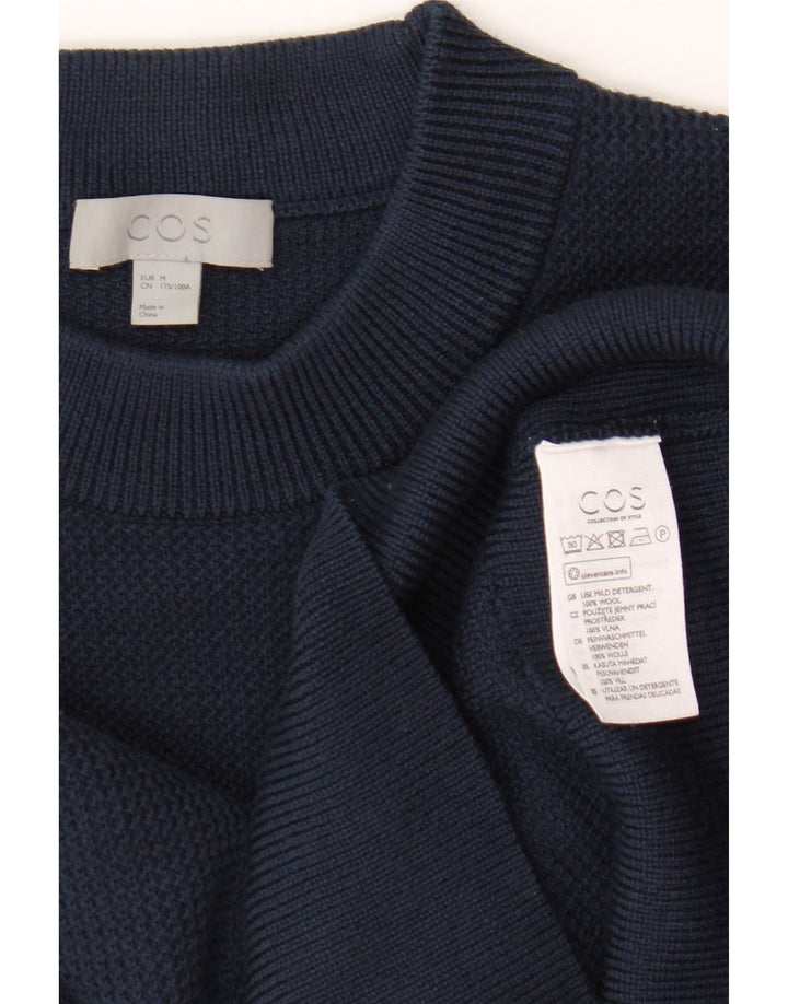 Cos Dame sweater med rund hals DK 14 Mellem marineblå uld