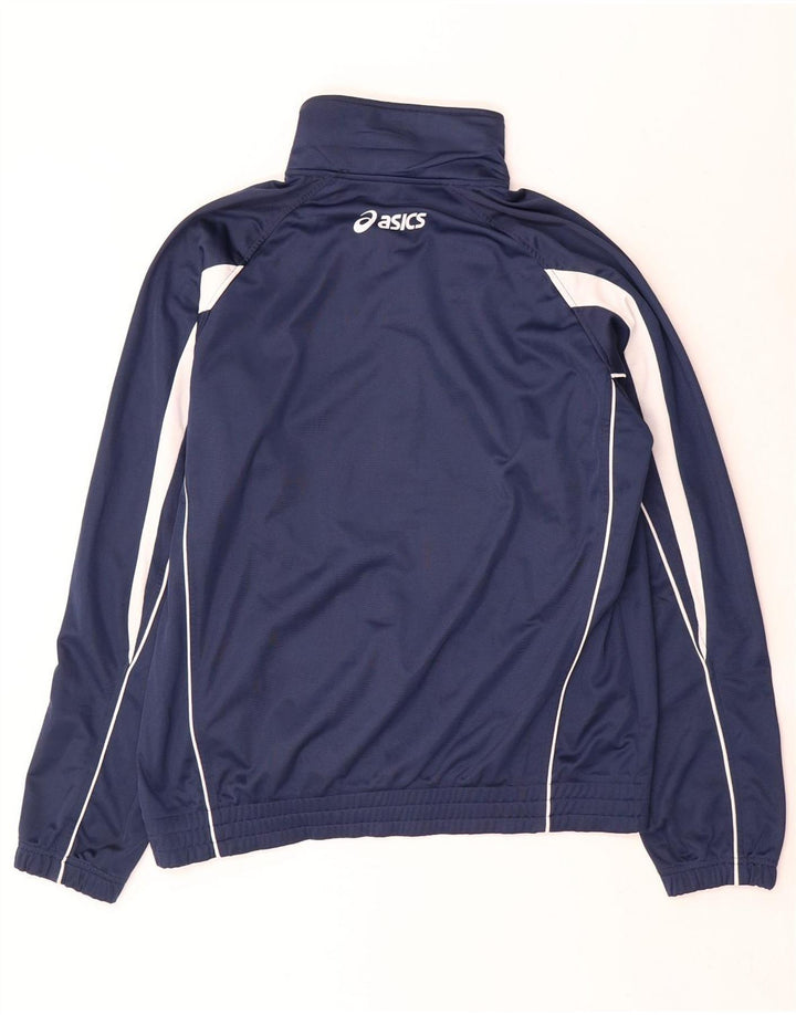Asics Træningsdragt til mænd Topjakke Stor marineblå Colourblock Polyester