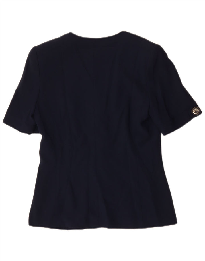 Pierre Cardin Dame 3-knaps blazerjakke IT 42 Medium Marineblå