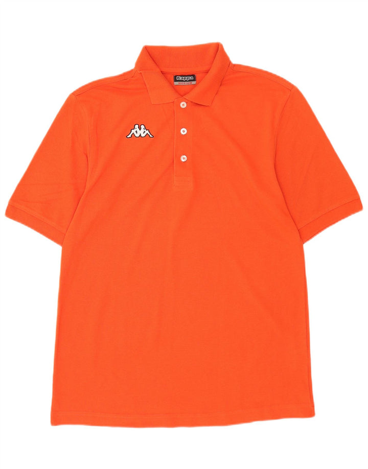 Kappa herre poloshirt Medium orange bomuld