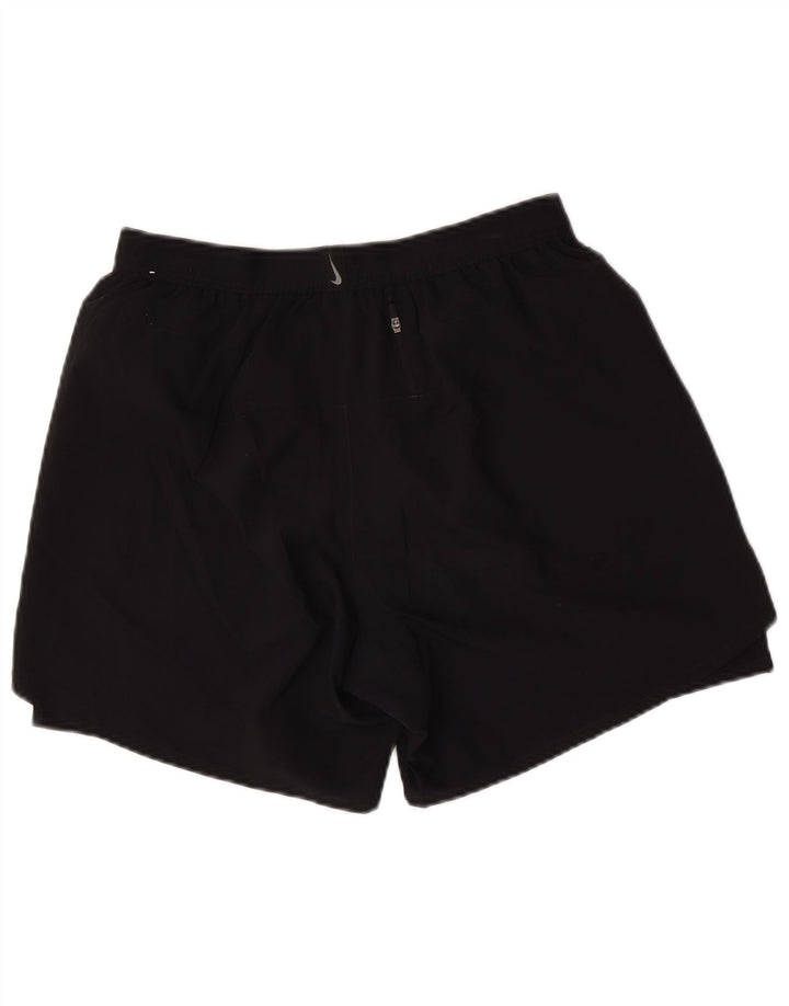 Nike Dri Fit sportsshorts til kvinder store sorte polyester