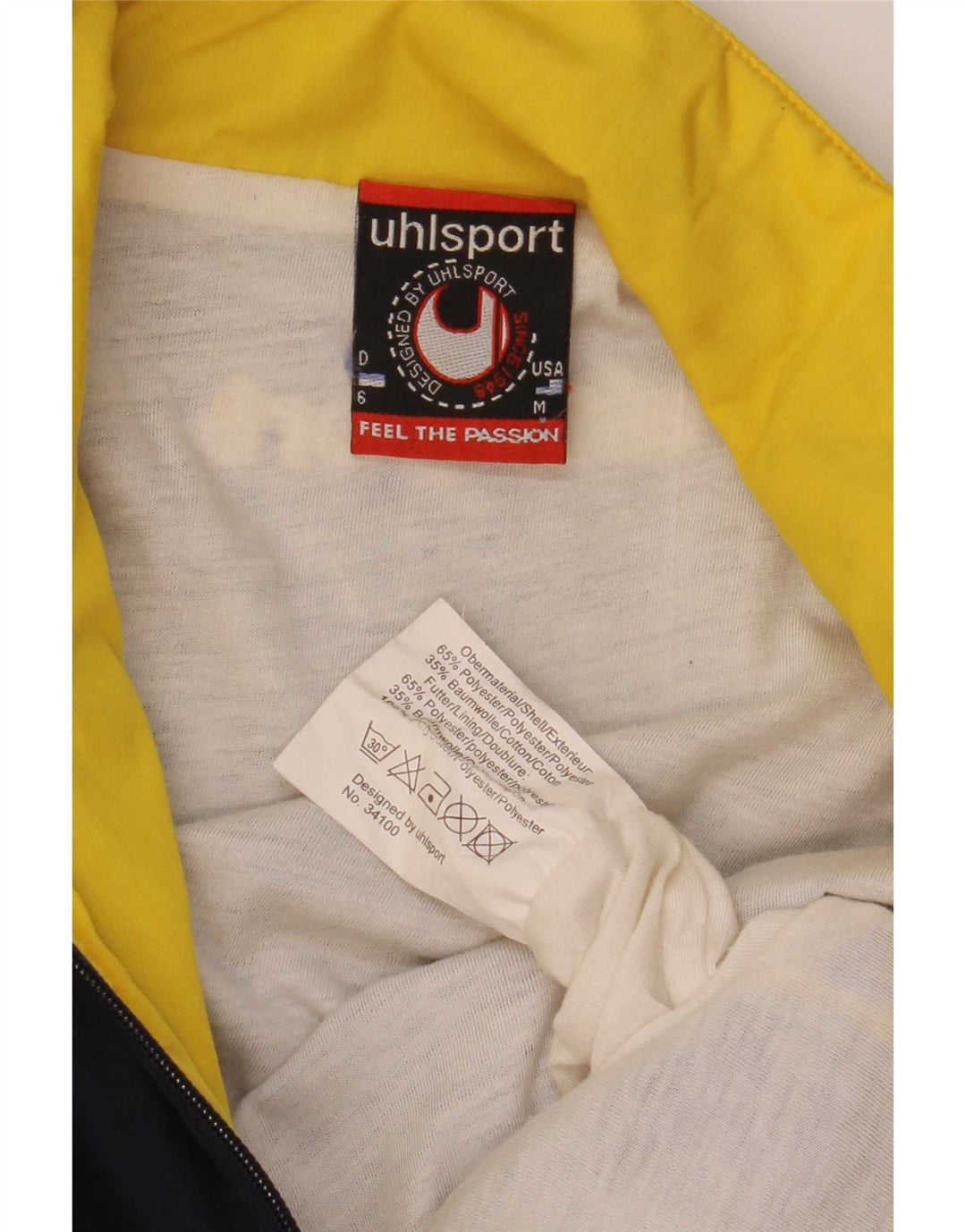 Uhlsport Herre grafisk træningsdragt Topjakke Medium Navy Blue Colourblock