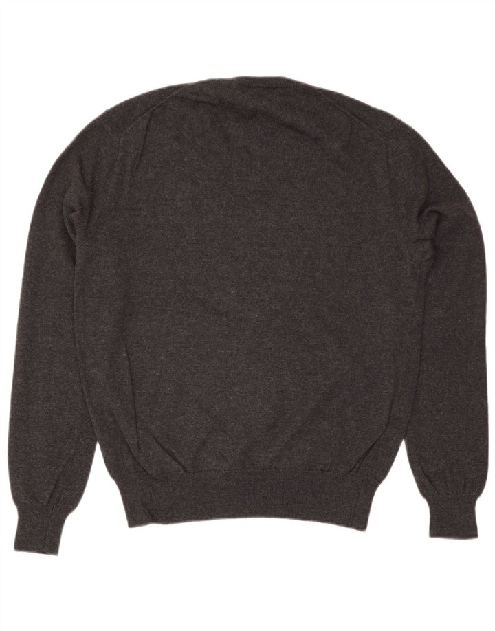Polo Ralph Lauren Herre V-hals sweater mellemgrå uld