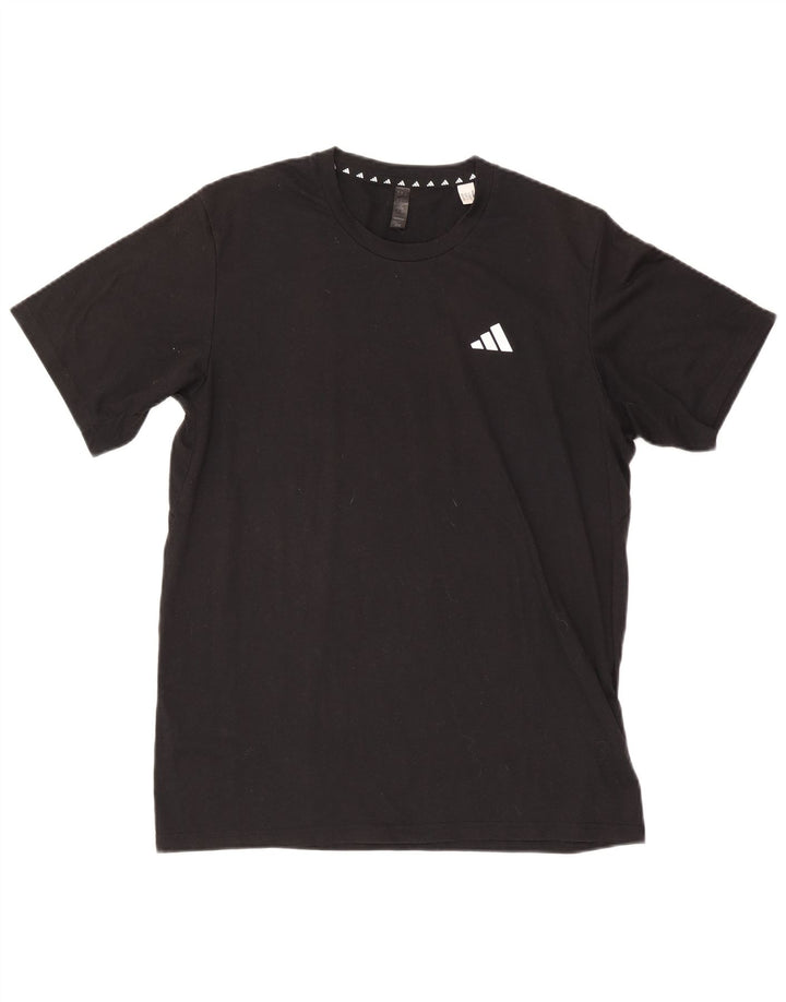 Adidas Herre Aeroready T-Shirt Top Stor Sort Polyester