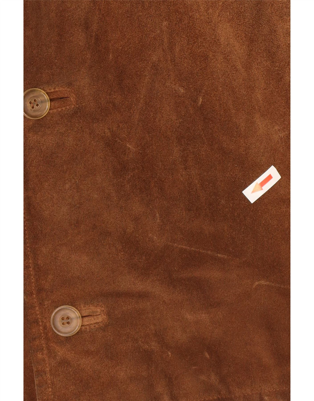 Vintage herre ruskindsjakke IT 54 2XL brunt læder