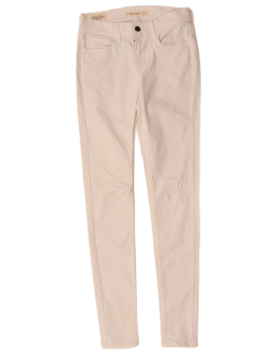 Levi's Dame 710 Super Skinny Jeans W27 L29 Hvid