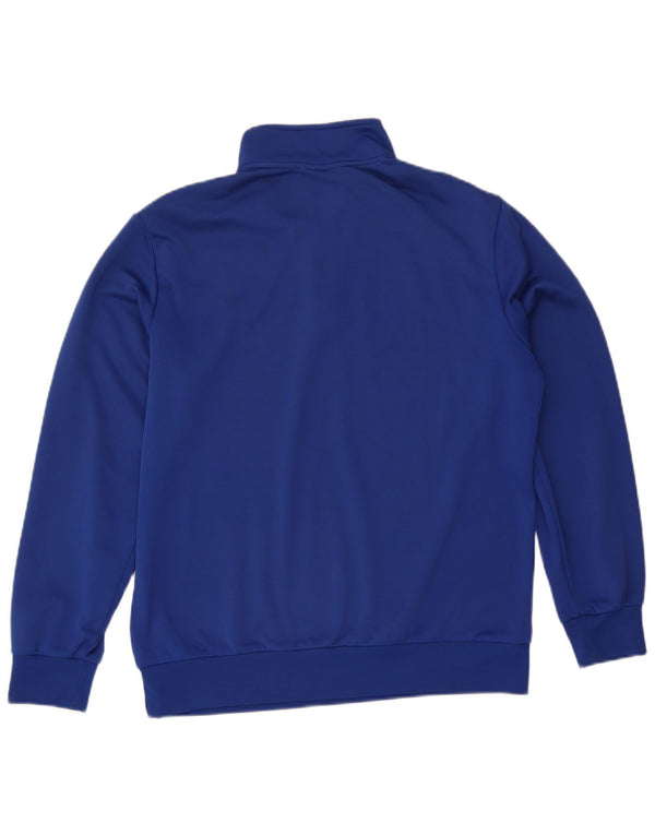 Lotto Herre S.C. Trestina grafisk sweatshirt med lynlåshals, stor blå