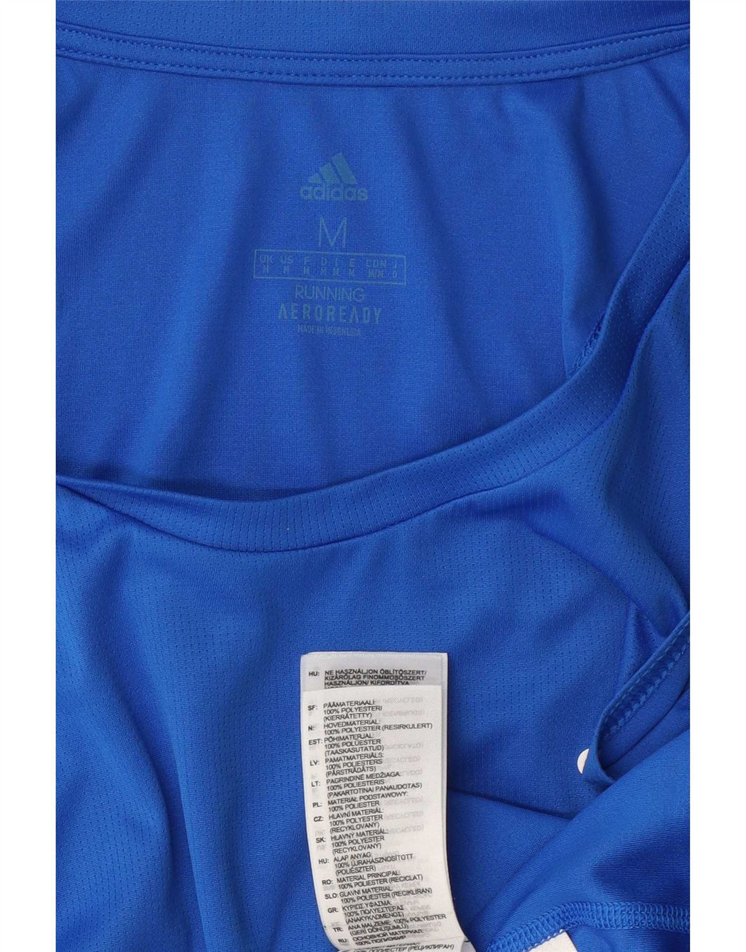 Adidas Herre Aeroready Grafisk Vest Top Medium Blue Polyester