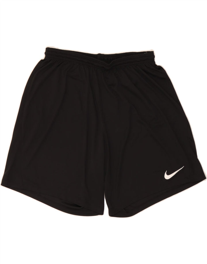 NIKE Boys Dri Fit Sport Shorts 15-16 Years 2XL Black Polyester Vintage Nike and Second-Hand Nike from Messina Hembry 