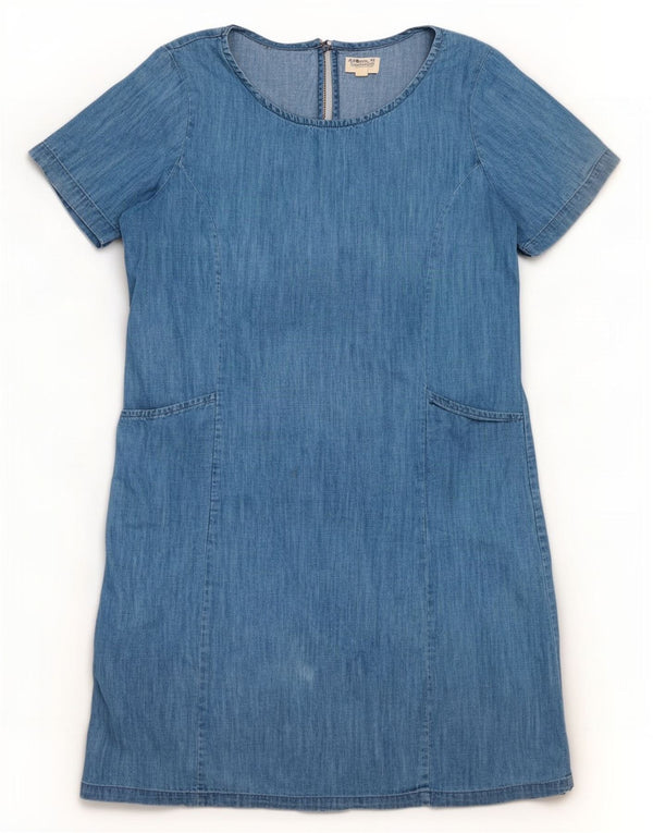 Mountain Warehouse Womens Basic Dress UK 14 Large Blue Cotton