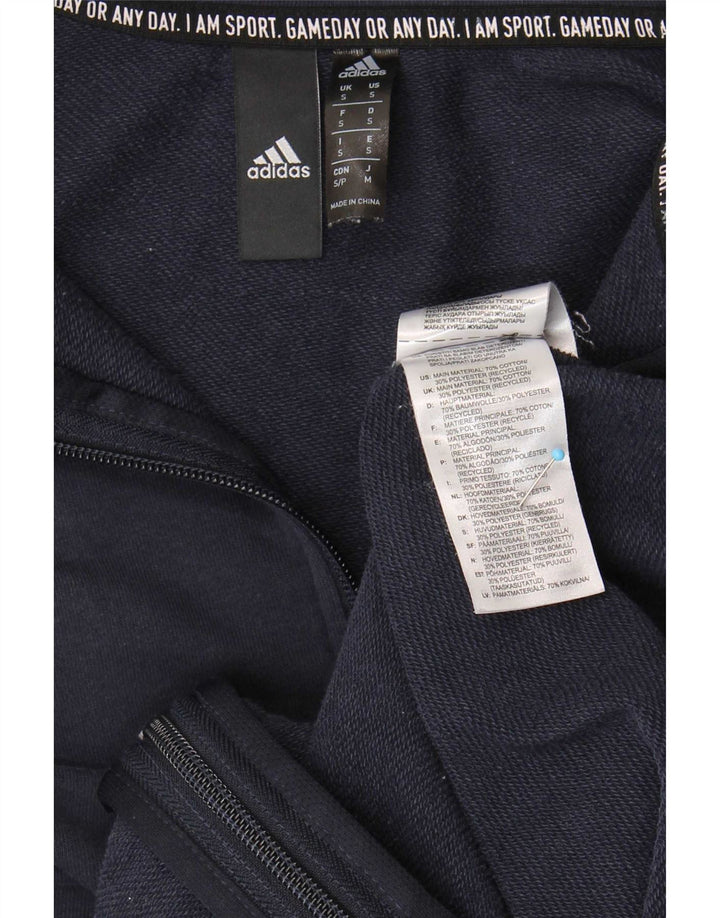 Adidas Træningsdragt til mænd, topjakke, lille marineblå Colourblock Bomuld