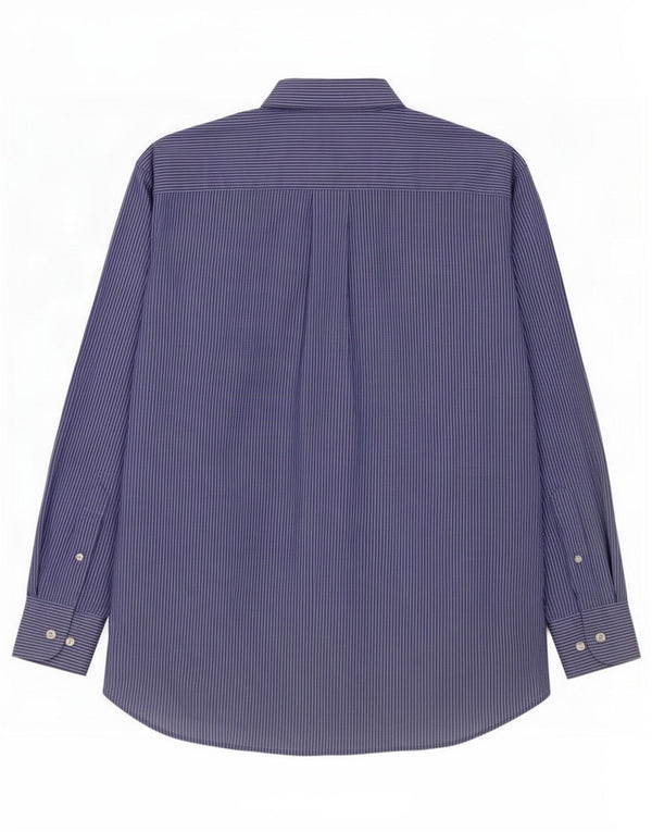 Nautica Herreskjorte str. 15 1/2 Medium Blue Pinstripe Cotton