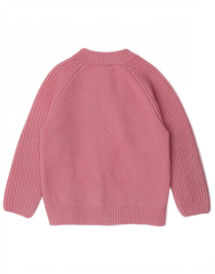 Vintage dame cardigan sweater UK 14 Medium Pink