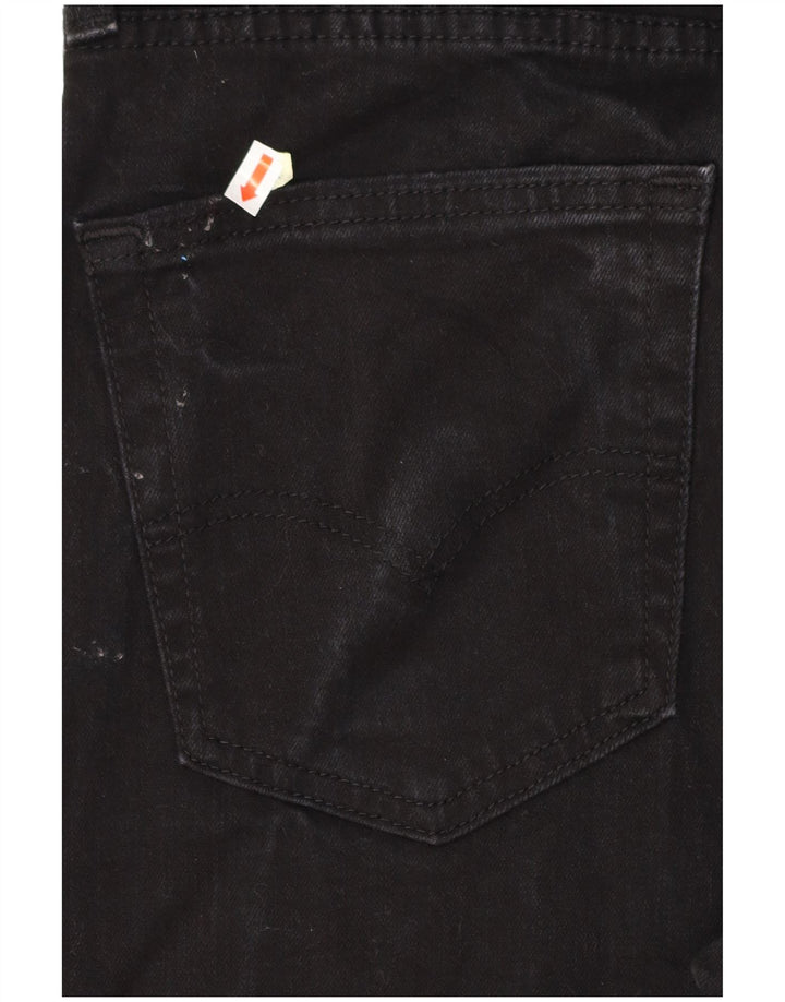 LEVI'S Herre 512 Slim Tapered Jeans W34 L32 Sort Bomuld